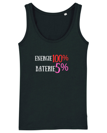 Energie 100%,Baterie  5% Black