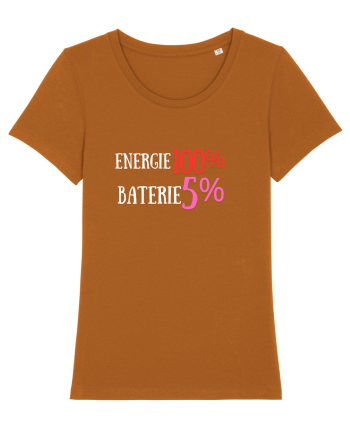 Energie 100%,Baterie  5% Roasted Orange