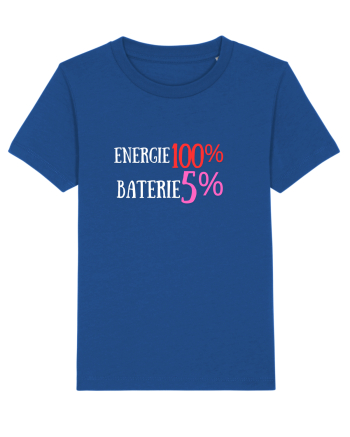 Energie 100%,Baterie  5% Majorelle Blue