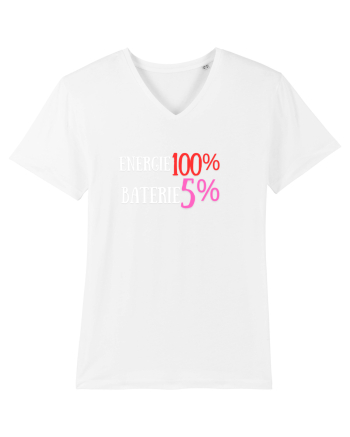 Energie 100%,Baterie  5% White