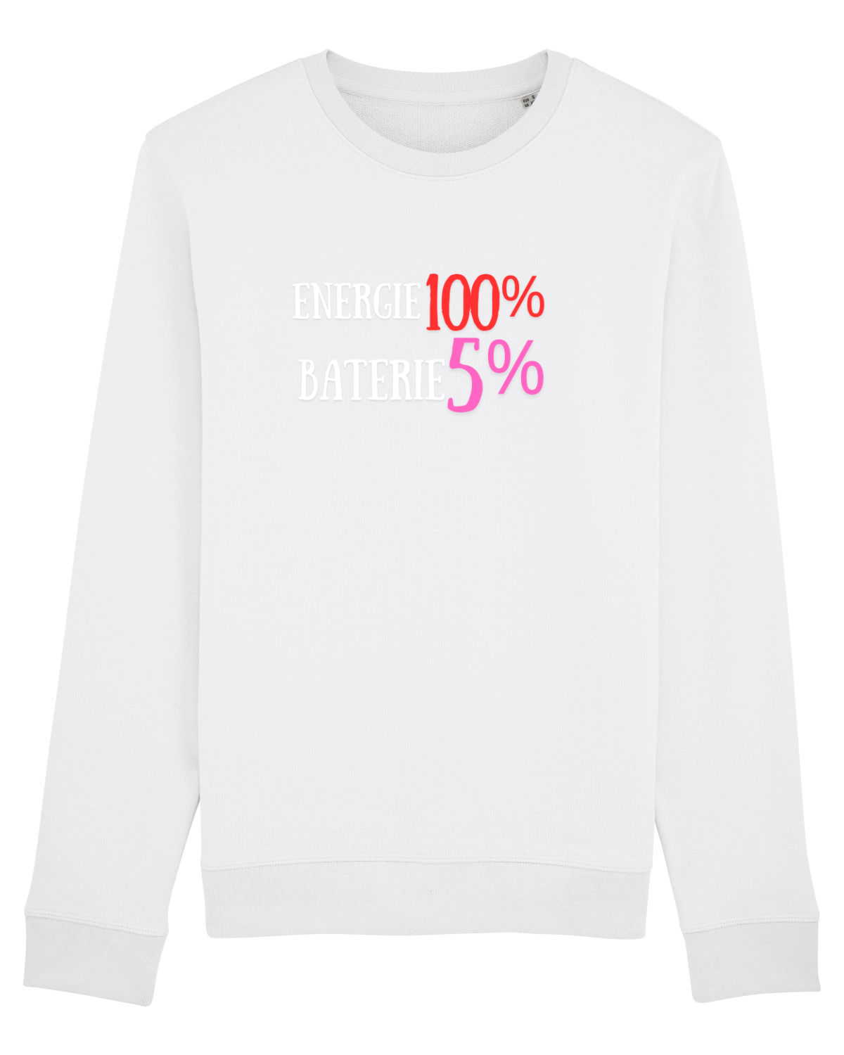 Bluză mânecă lungă Unisex Rise White