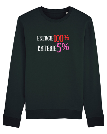 Energie 100%,Baterie  5% Black