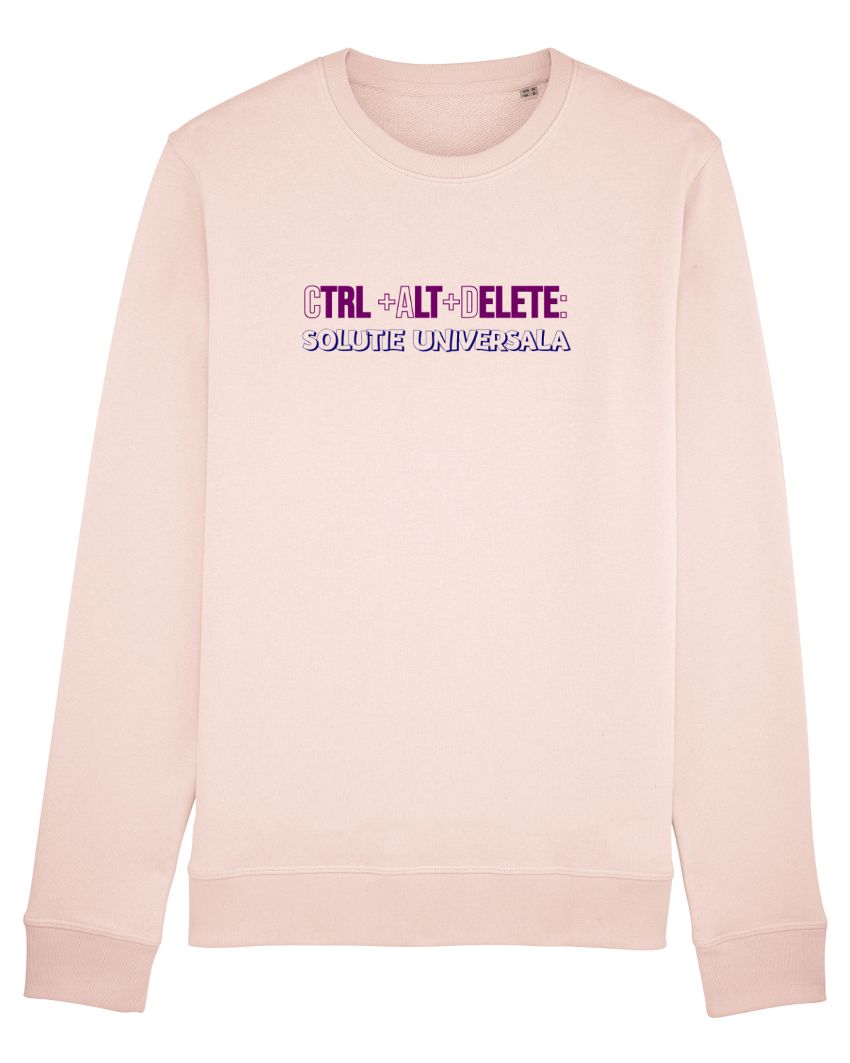 Bluză mânecă lungă Unisex Rise Candy Pink