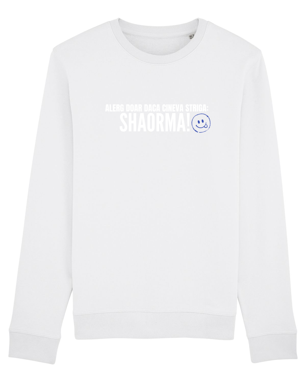 Bluză mânecă lungă Unisex Rise White
