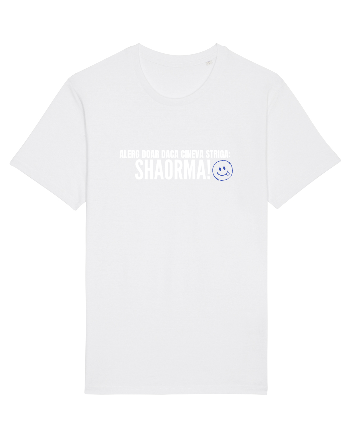 Tricou mânecă scurtă Unisex Rocker White