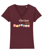 Nu uita să fii diferit Tricou mânecă scurtă guler V Damă Evoker