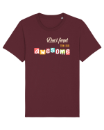 Nu uita să fii diferit Tricou mânecă scurtă Unisex Rocker
