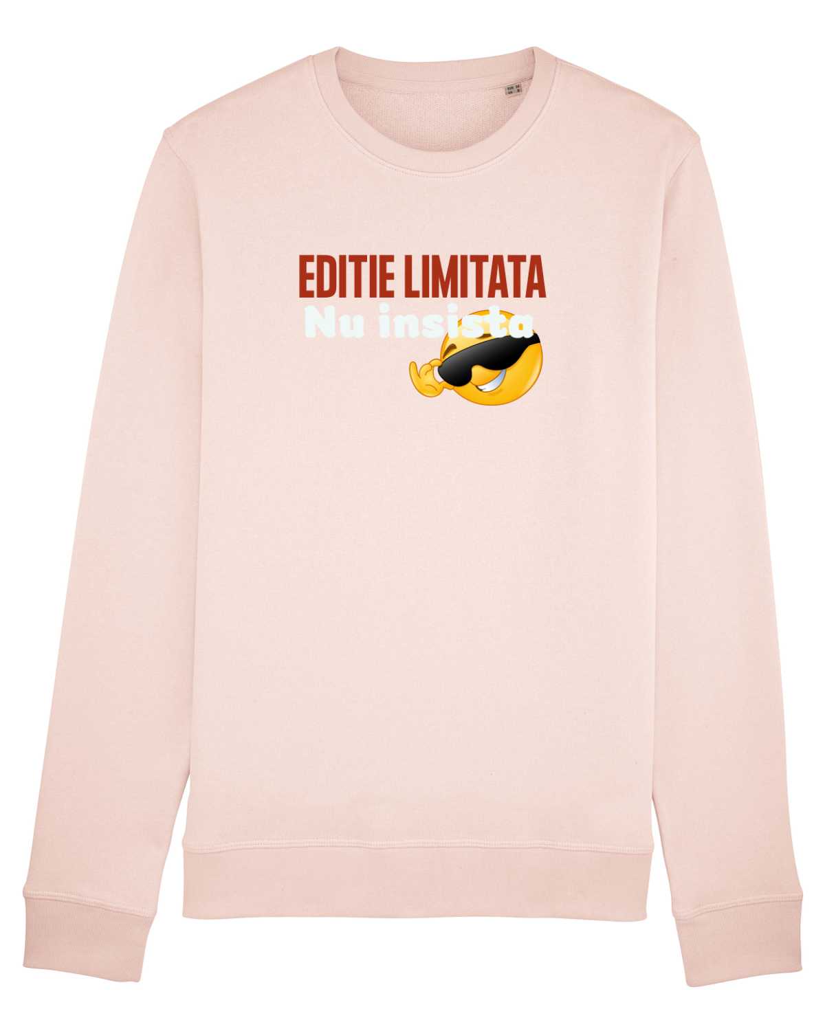Bluză mânecă lungă Unisex Rise Candy Pink