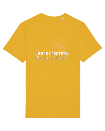 Ea are dreptate. Eu port tricoul  Spectra Yellow