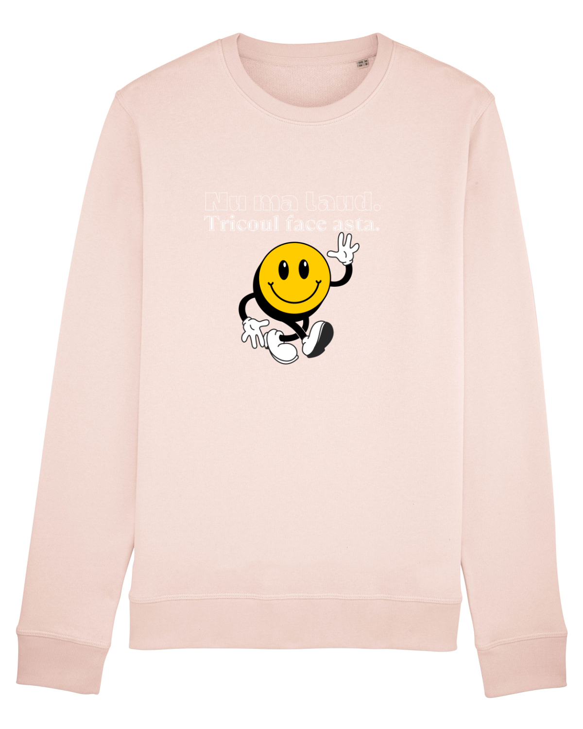 Bluză mânecă lungă Unisex Rise Candy Pink