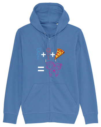 Tu+eu+pizza=love Bright Blue