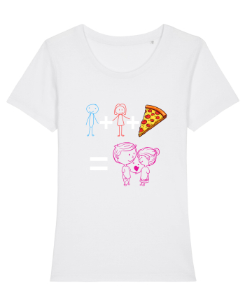 Tu+eu+pizza=love White