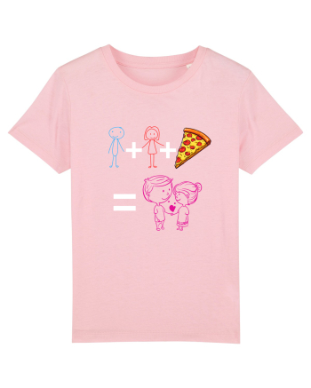 Tu+eu+pizza=love Cotton Pink