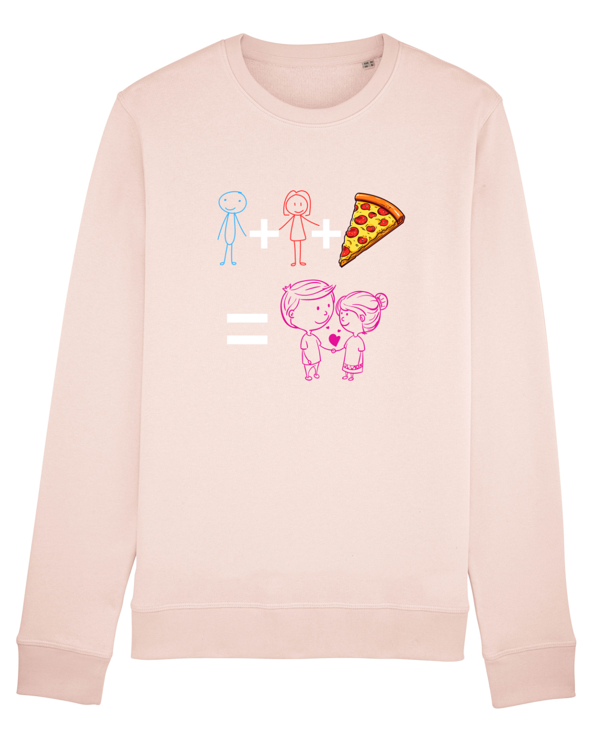 Bluză mânecă lungă Unisex Rise Candy Pink