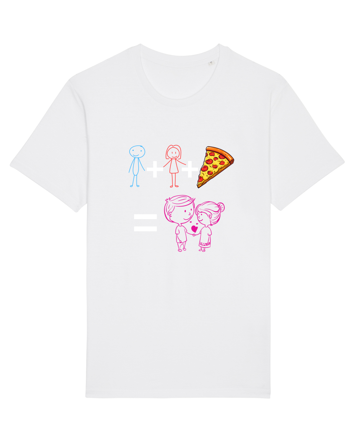 Tricou mânecă scurtă Unisex Rocker White