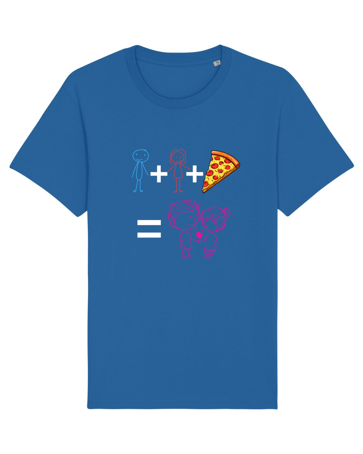 Tricou mânecă scurtă Unisex Rocker Royal Blue