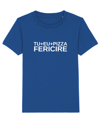 Tu + eu + pizza = fericire Majorelle Blue