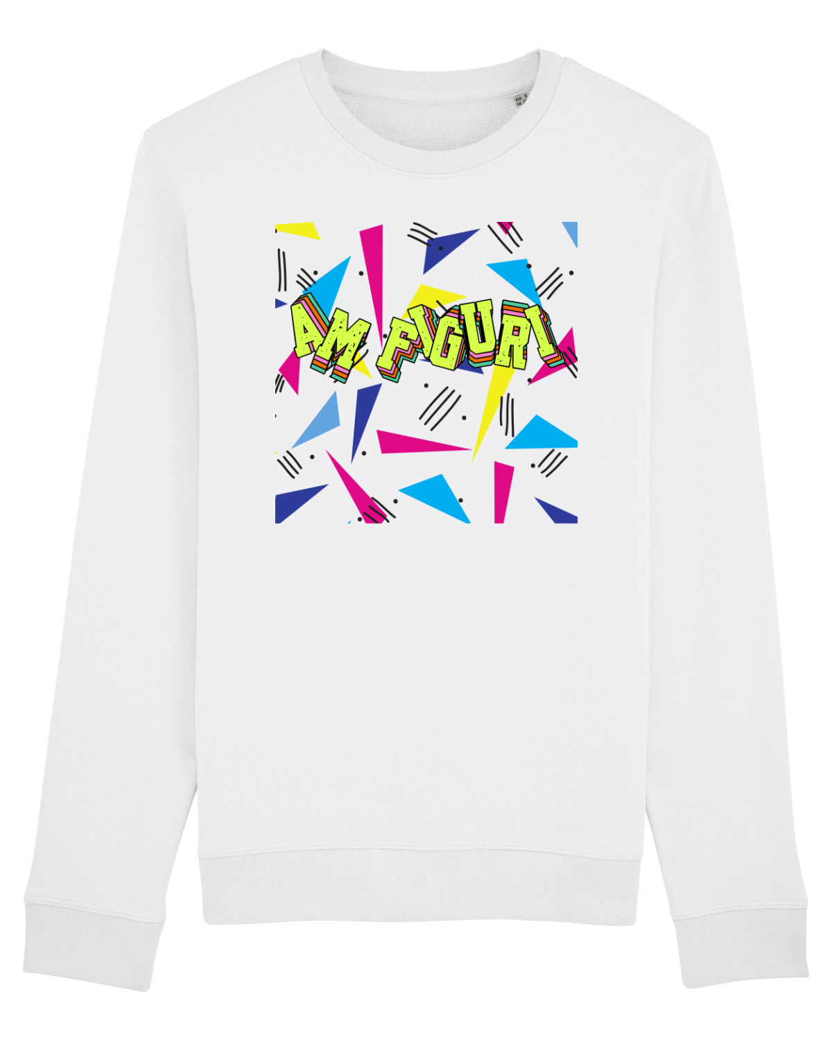 Bluză mânecă lungă Unisex Rise White