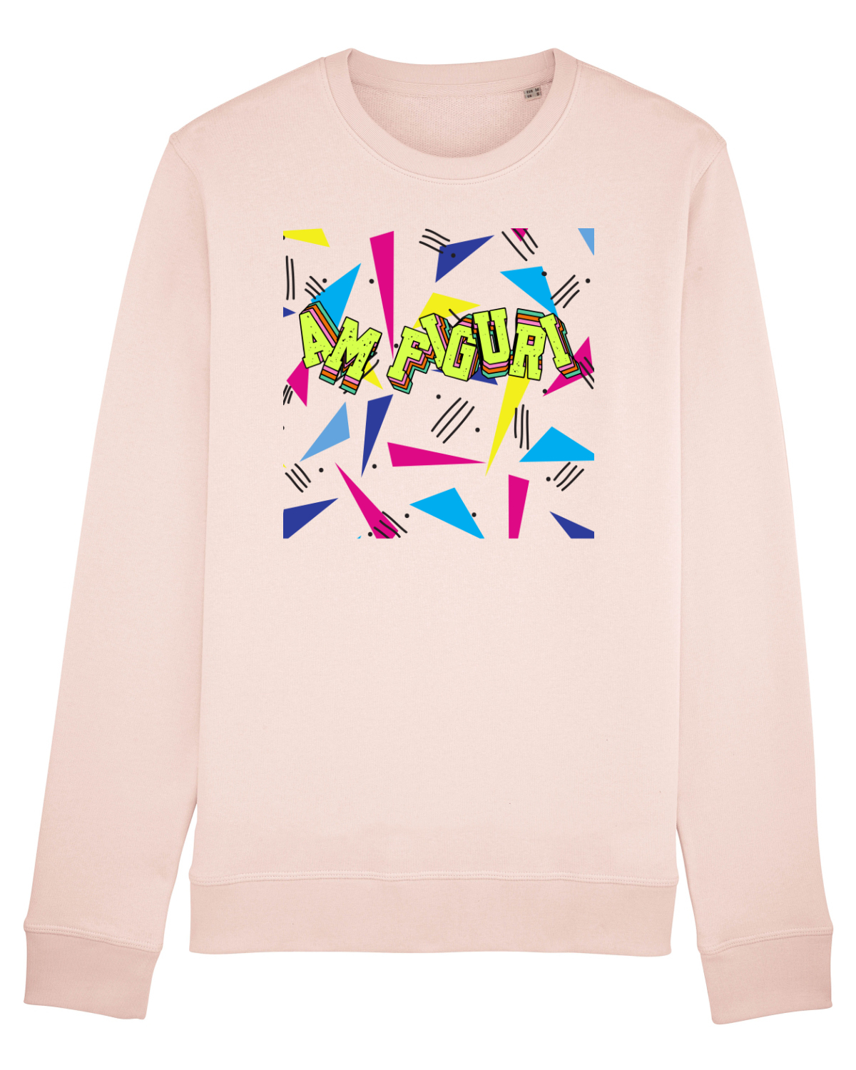 Bluză mânecă lungă Unisex Rise Candy Pink