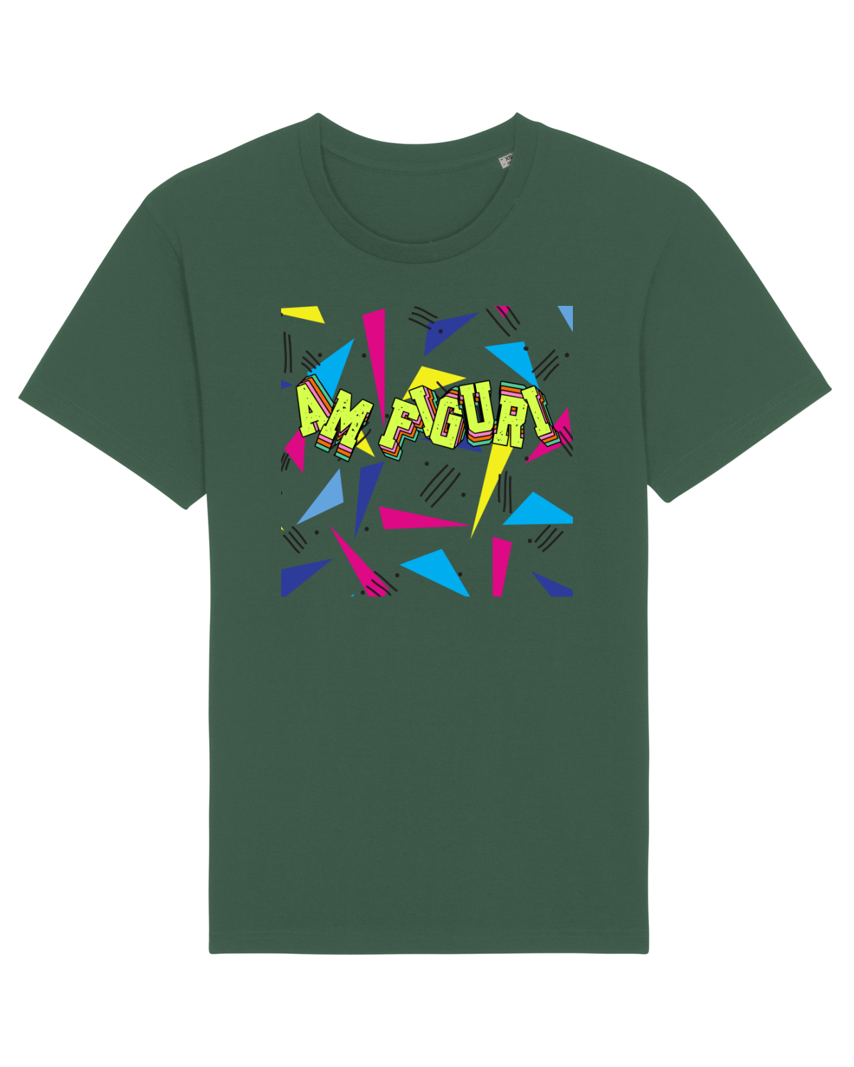 Tricou mânecă scurtă Unisex Rocker Bottle Green