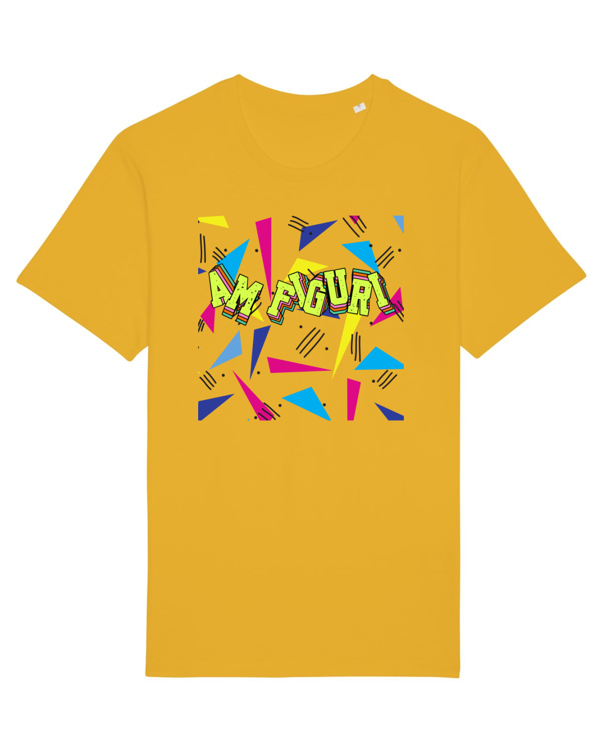 Tricou mânecă scurtă Unisex Rocker Spectra Yellow