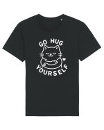 Go hug yourself - White cat style Tricou mânecă scurtă Unisex Rocker