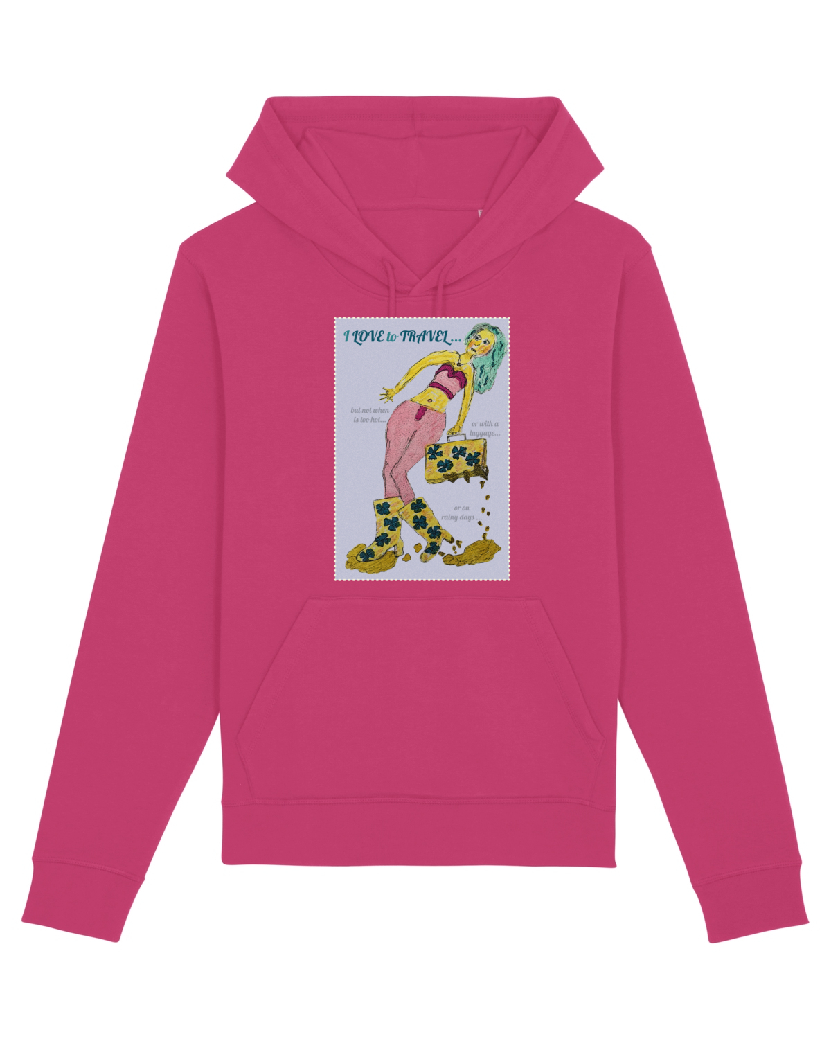 Hanorac Unisex Drummer Raspberry