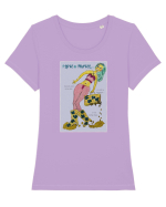 Travel Girl Tricou mânecă scurtă guler larg fitted Damă Expresser