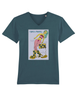Travel Girl Tricou mânecă scurtă guler V Bărbat Presenter