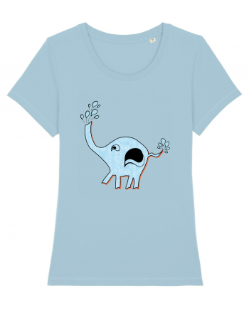 Pui de elefant Sky Blue