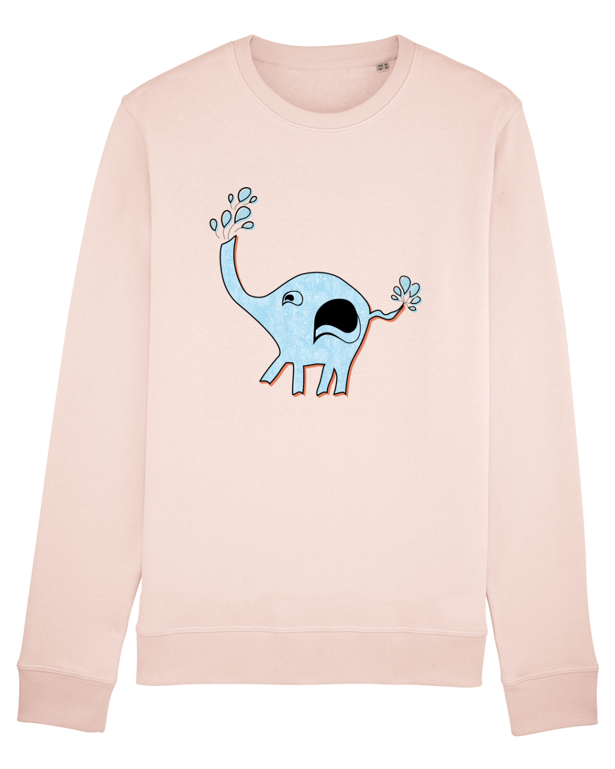 Bluză mânecă lungă Unisex Rise Candy Pink