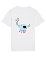 Pui de elefant Tricou mânecă scurtă Unisex Rocker