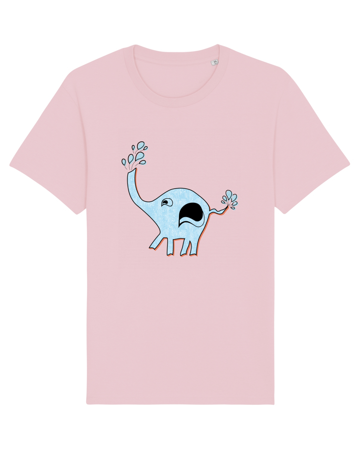 Tricou mânecă scurtă Unisex Rocker Cotton Pink