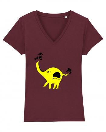 Pui de elefant Burgundy