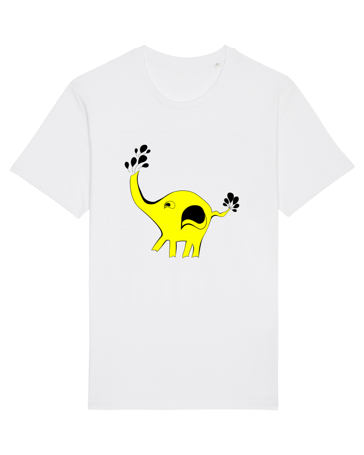 Tricou mânecă scurtă Unisex Rocker White