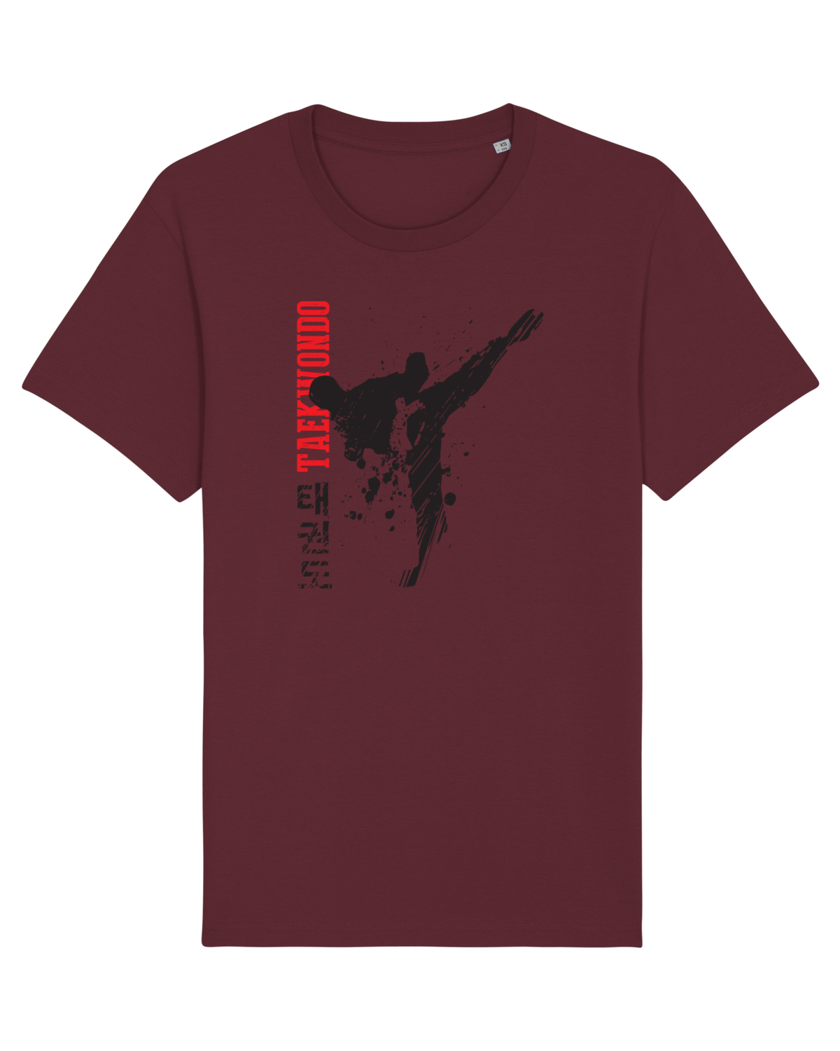 Tricou mânecă scurtă Unisex Rocker Burgundy