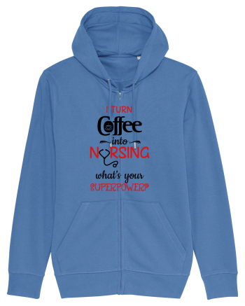 Coffee into Nursing Bright Blue