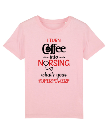 Coffee into Nursing Cotton Pink