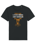 Riding with Husband Tricou mânecă scurtă Unisex Rocker