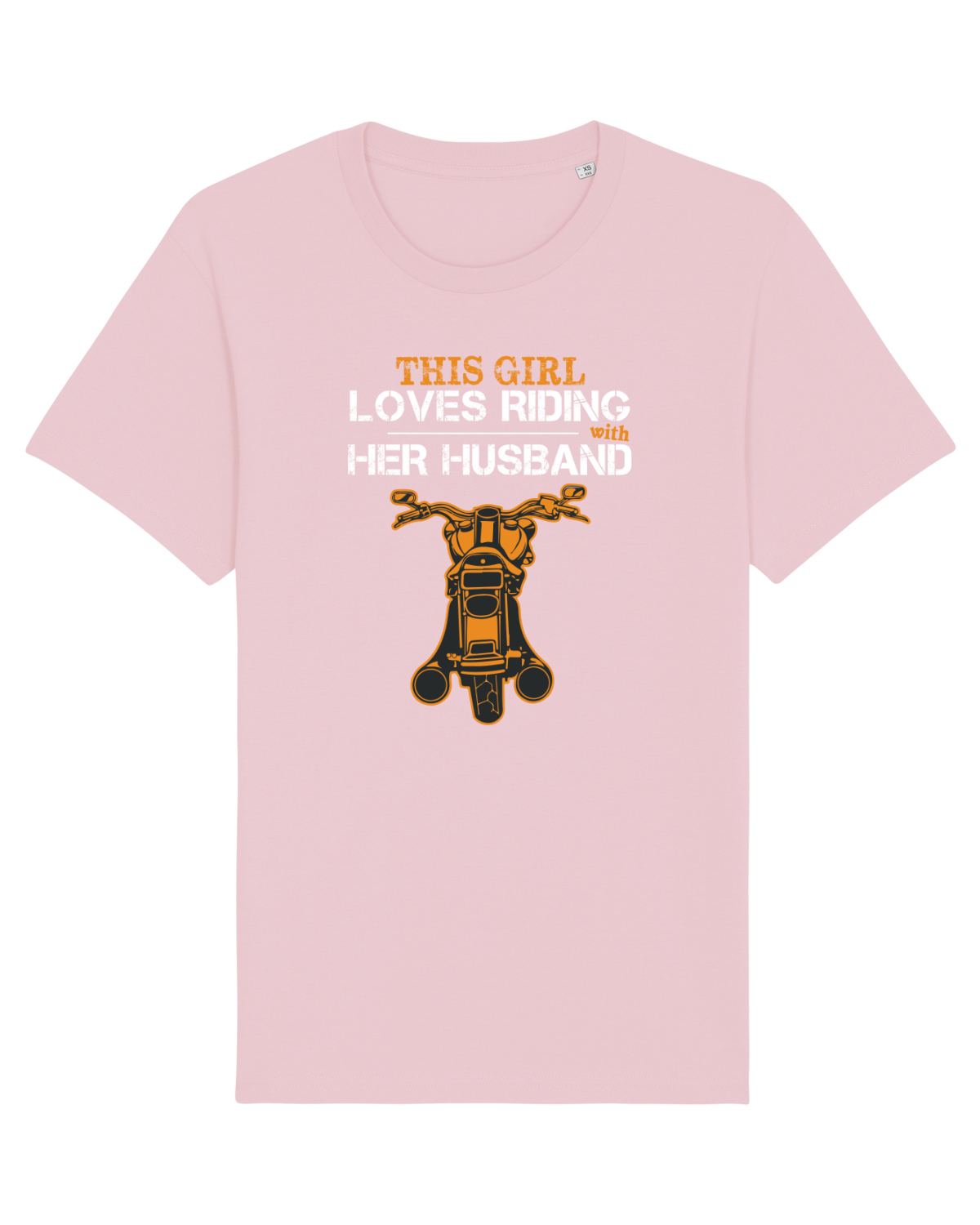 Tricou mânecă scurtă Unisex Rocker Cotton Pink