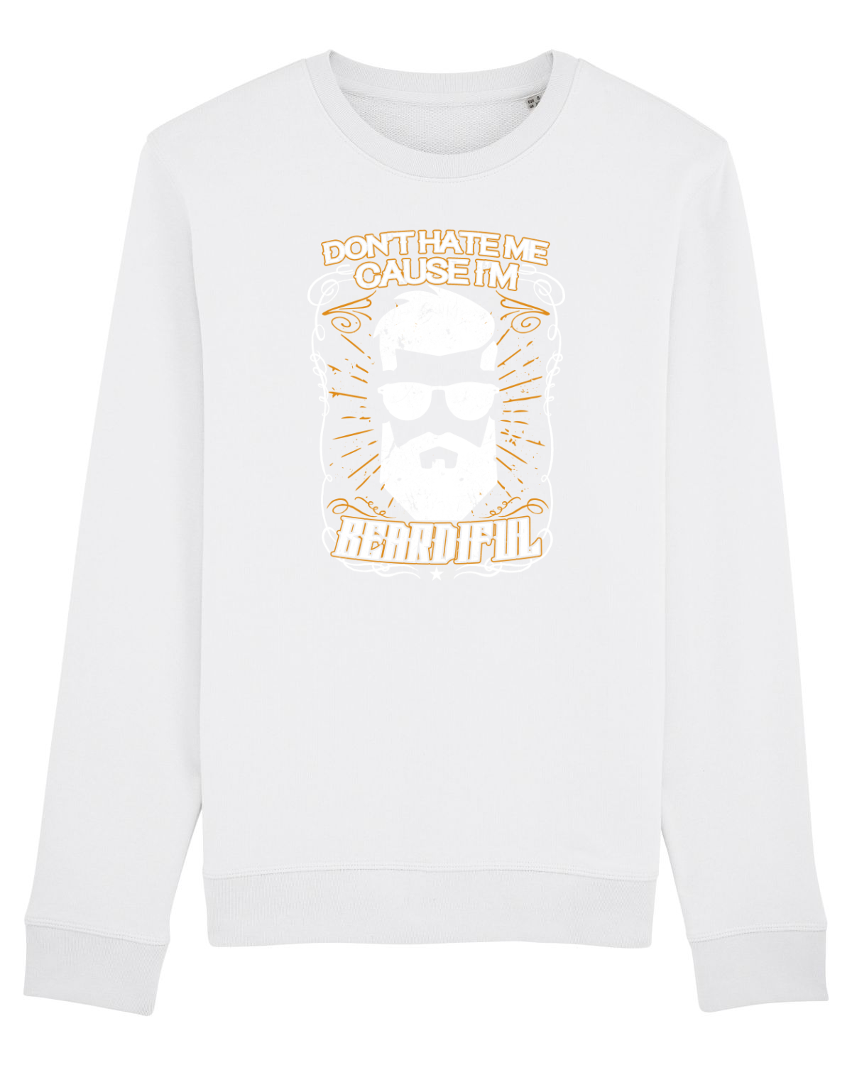Bluză mânecă lungă Unisex Rise White