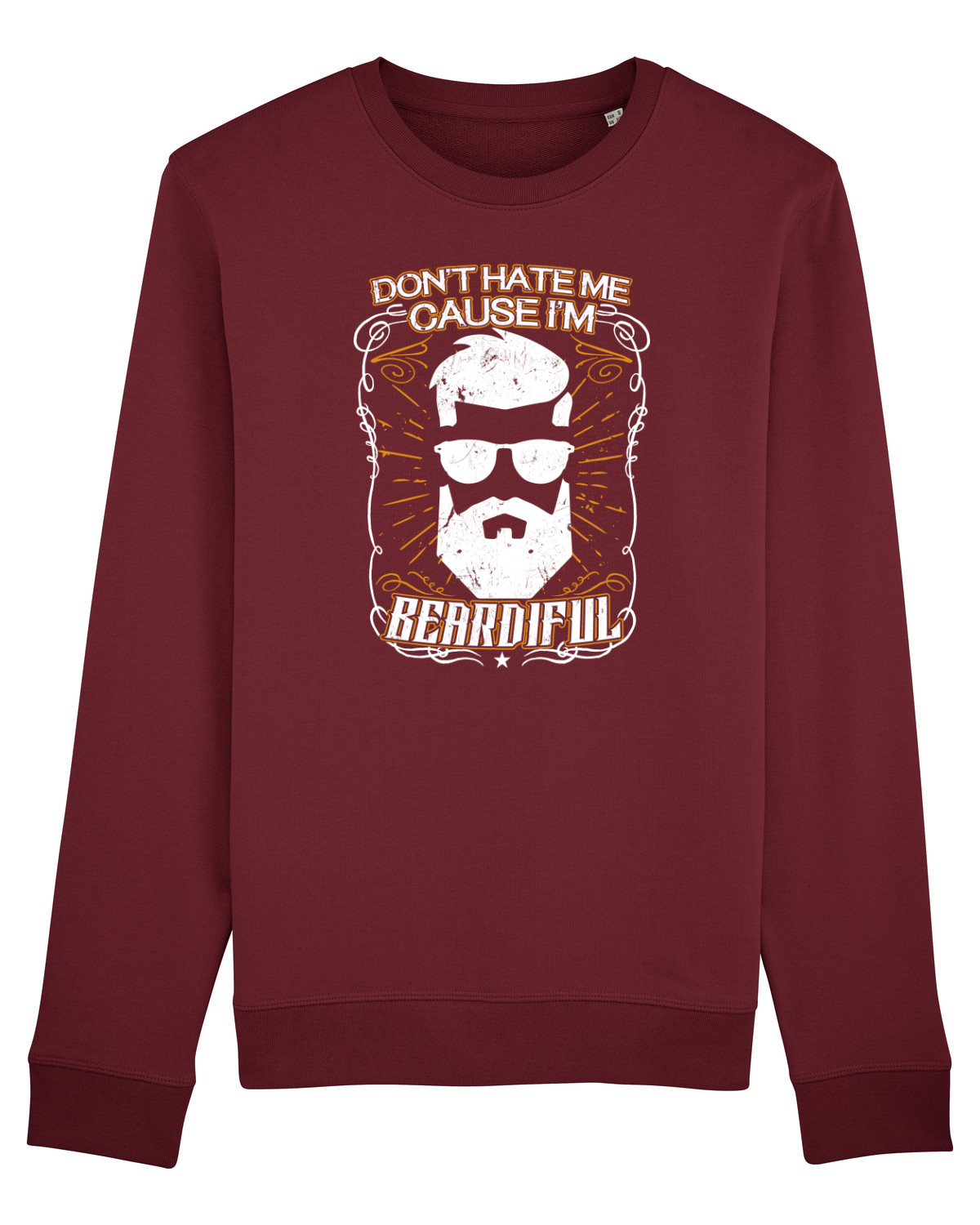 Bluză mânecă lungă Unisex Rise Burgundy