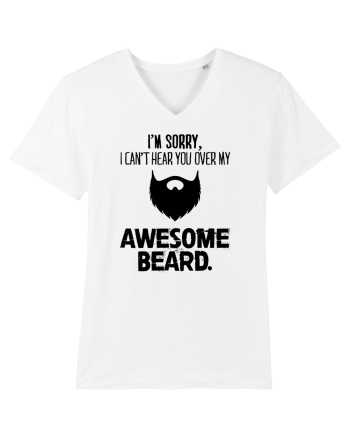 Awesome Beard White