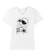 The king skull Tricou mânecă scurtă guler V Bărbat Presenter