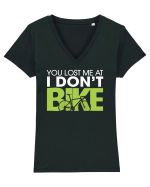 BIKE Tricou mânecă scurtă guler V Damă Evoker