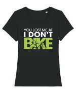BIKE Tricou mânecă scurtă guler larg fitted Damă Expresser