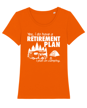 Retirement Plan Bright Orange