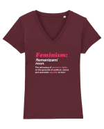 Feminism Tricou mânecă scurtă guler V Damă Evoker