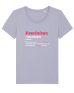 Feminism Tricou mânecă scurtă guler larg fitted Damă Expresser