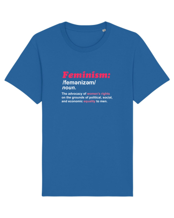 Feminism Royal Blue